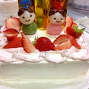かわいい♡ひな祭りケーキ♡